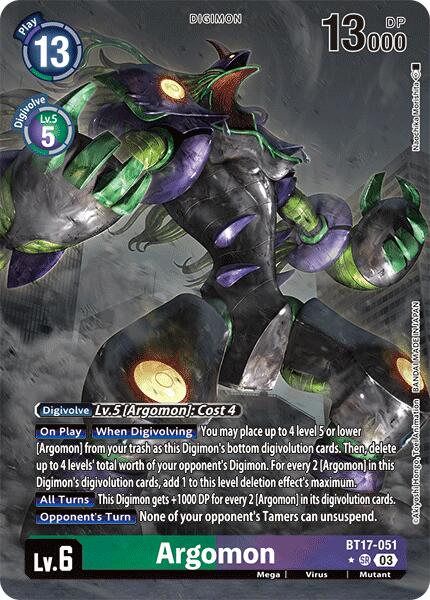 Argomon [BT17-051] - BT17-051 (Alternate Art) [Secret Crisis] | Amazing Games TCG