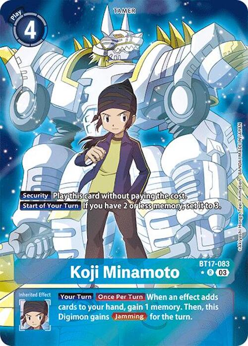 Koji Minamoto [BT17-083] (Alternate Art) [Secret Crisis] | Amazing Games TCG