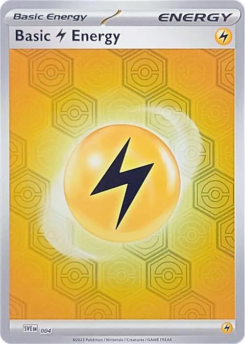 Basic Lightning Energy (004) [Scarlet & Violet: Shrouded Fable] | Amazing Games TCG