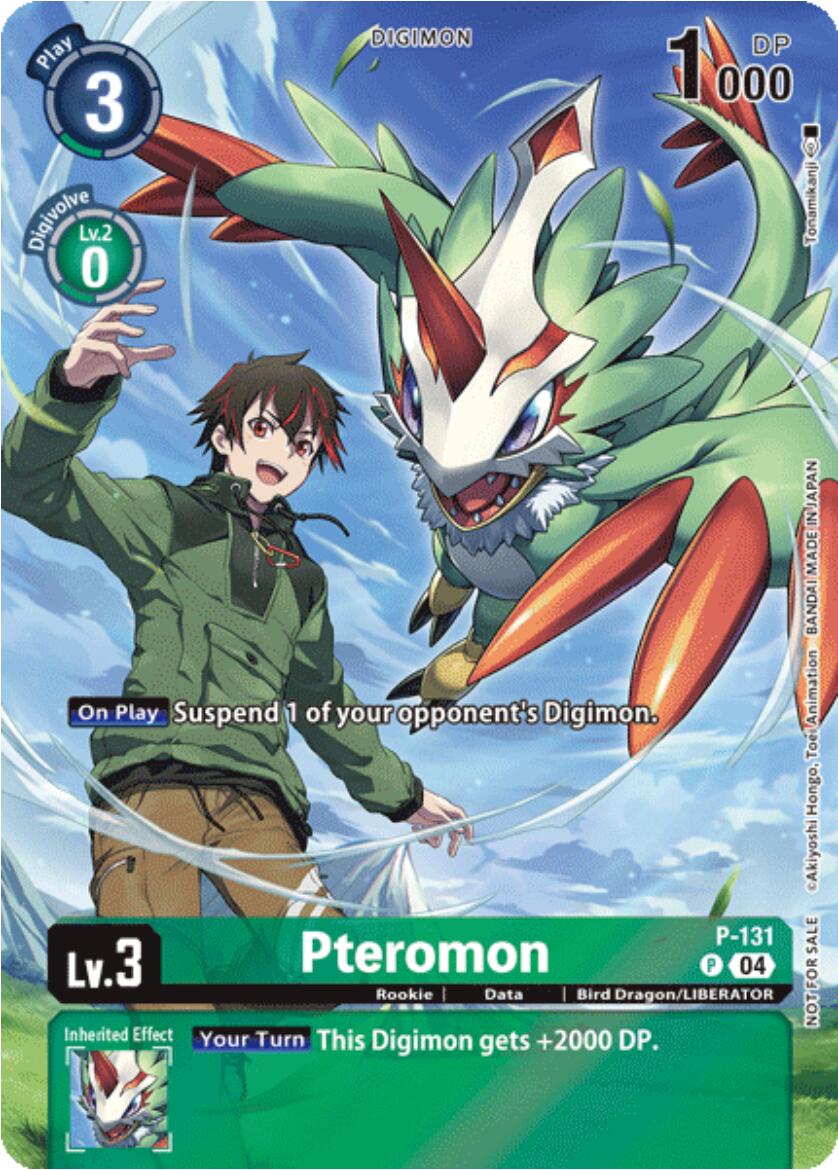 Pteromon [P-131] (Digimon Liberator Promotion) (Textured) [Promotional Cards] | Amazing Games TCG