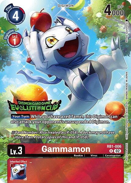 Gammamon [RB1-006] (2024 Evolution Cup) [Resurgence Booster] | Amazing Games TCG