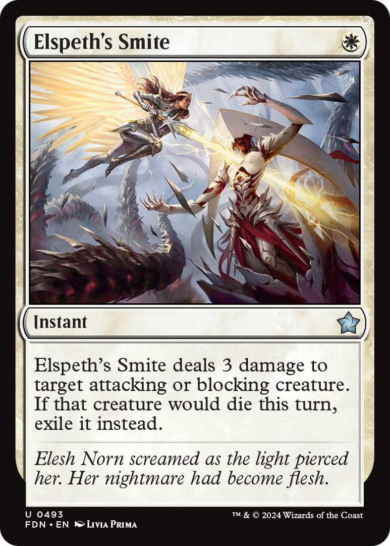 Elspeth's Smite [Foundations] | Amazing Games TCG