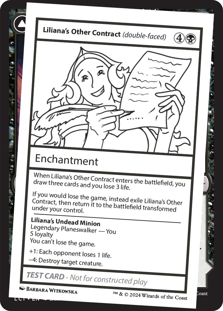 Liliana's Other Contract (double-faced) [Mystery Booster 2 Playtest Cards] | Amazing Games TCG