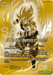 Son Goku // SS Son Goku, Beginning of a Legend (BT24-055) [Promotion Cards] | Amazing Games TCG