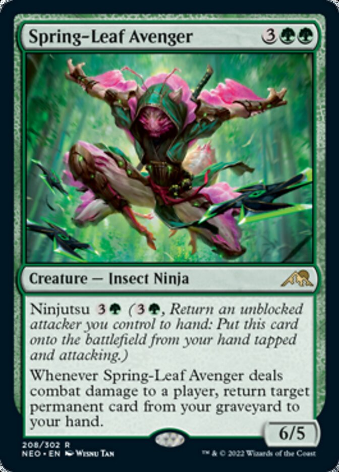 Spring-Leaf Avenger [Kamigawa: Neon Dynasty] | Amazing Games TCG