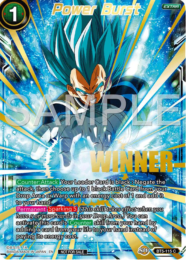 Power Burst (Masters Cup 2024) (Winner Gold Stamped) (BT5-115) [Promotion Cards] | Amazing Games TCG