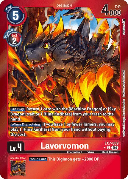 Lavorvomon [EX7-009] (Foil) [Digimon LIBERATOR] | Amazing Games TCG