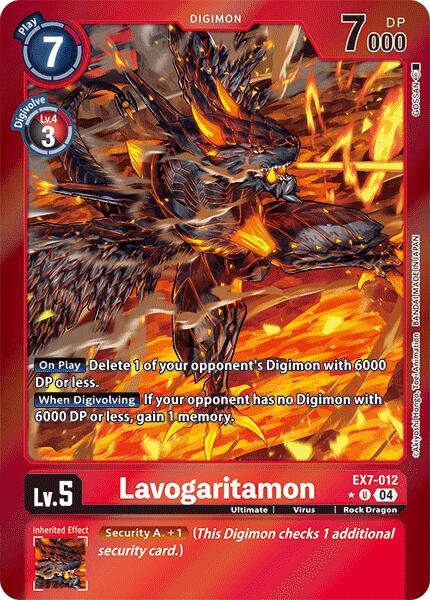 Lavogaritamon [EX7-012] (Foil) [Digimon LIBERATOR] | Amazing Games TCG