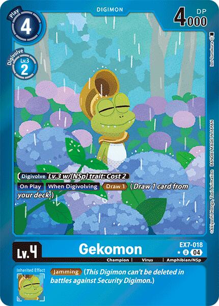 Gekomon [EX7-018] (Foil) [Digimon LIBERATOR] | Amazing Games TCG