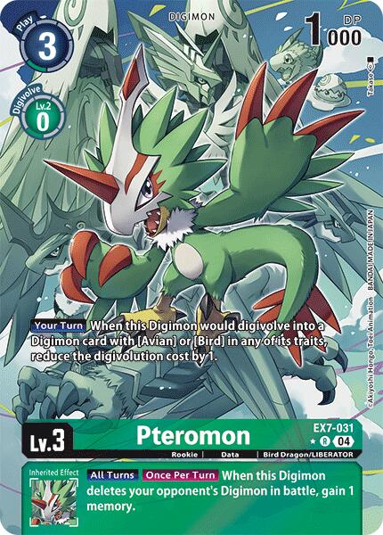 Pteromon [EX7-031] (Alternate Art) [Digimon LIBERATOR] | Amazing Games TCG