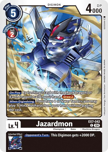 Jazardmon [EX7-042] [Digimon LIBERATOR] | Amazing Games TCG