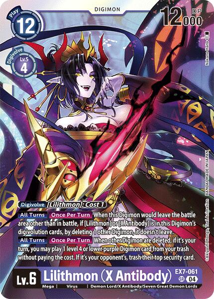 Lilithmon [EX7-061] (X Antibody) [Digimon LIBERATOR] | Amazing Games TCG