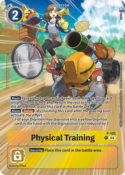 Physical Training [P-105] (Starter Deck 19 Exclusive) [Starter Deck: Fable Waltz Promos] | Amazing Games TCG