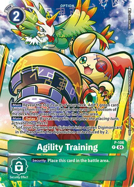 Agility Training [P-106] (Starter Deck 19 Exclusive) [Starter Deck: Fable Waltz Promos] | Amazing Games TCG