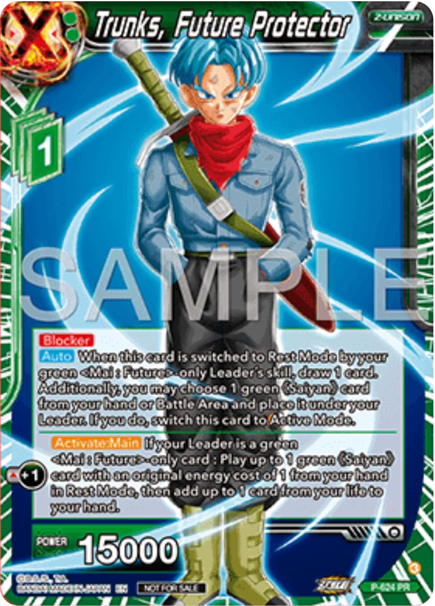 Trunks, Future Protector (P-424) [Promotion Cards] | Amazing Games TCG