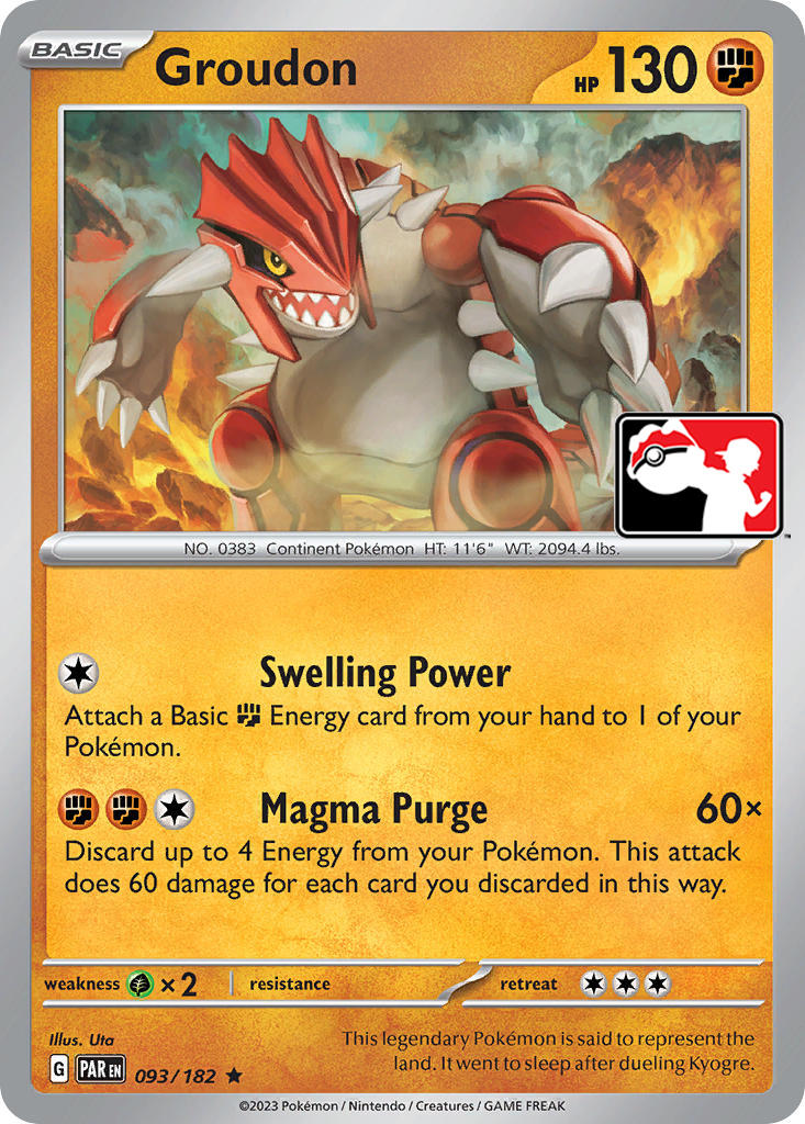 Groudon (093/182) [Prize Pack Series Five] | Amazing Games TCG