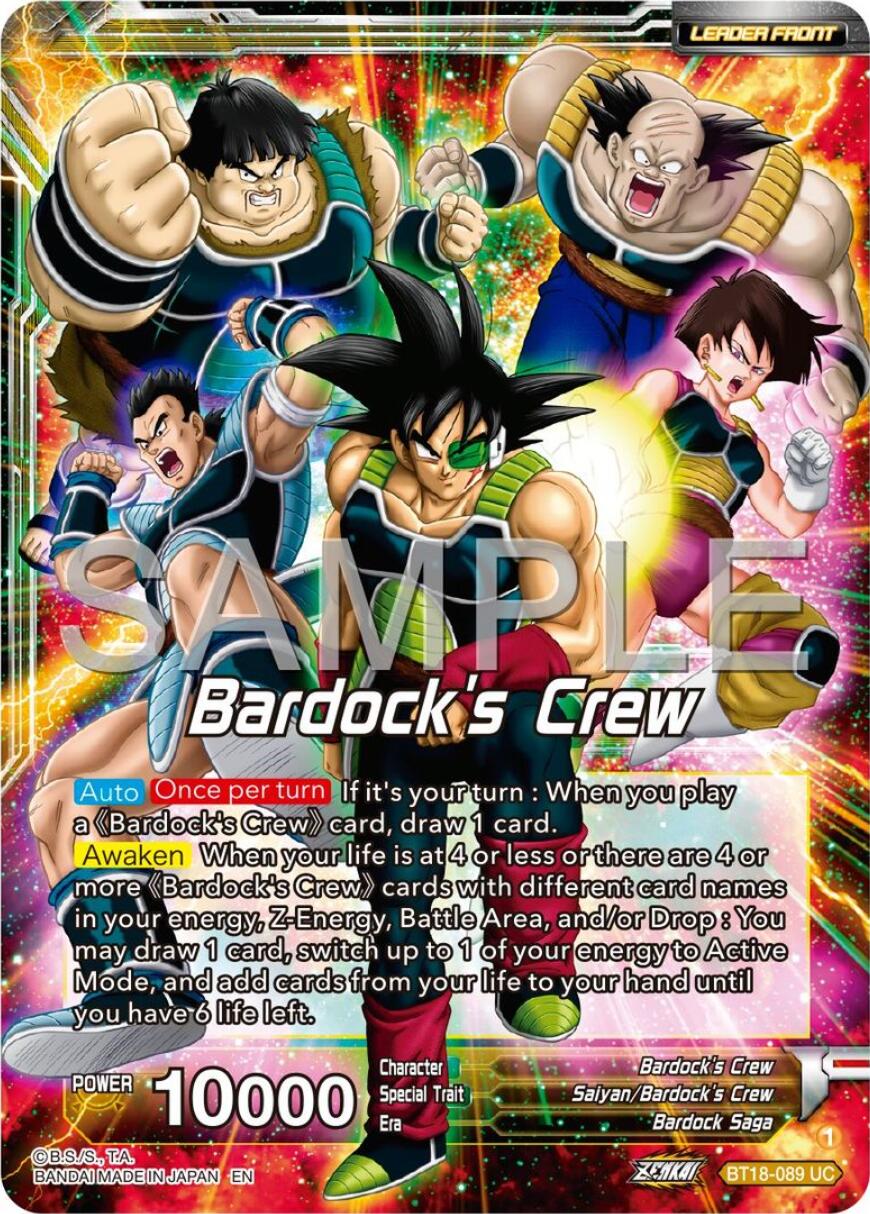 Bardock's Crew // Bardock, Inherited Will (BT18-089) [Premium 7th Anniversary Box 2024] | Amazing Games TCG