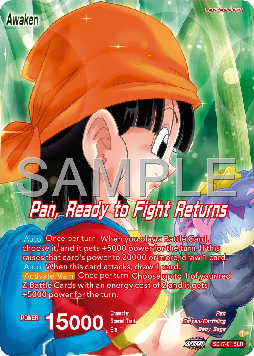 Pan // Pan, Ready to Fight Returns (SD17-01) [Premium 7th Anniversary Box 2024] | Amazing Games TCG