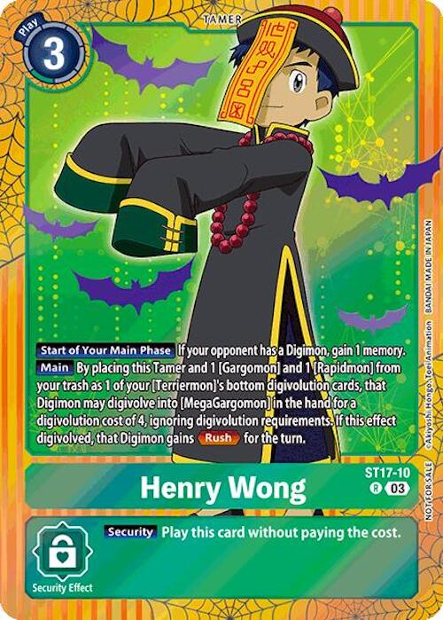 Henry Wong [ST17-10] (Halloween Event 2024) [Starter Deck: Double Typhoon Advanced Deck Set] | Amazing Games TCG