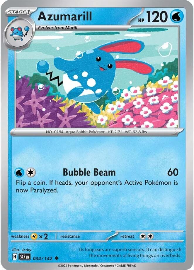 Azumarill (034/142) [Scarlet & Violet: Stellar Crown] | Amazing Games TCG