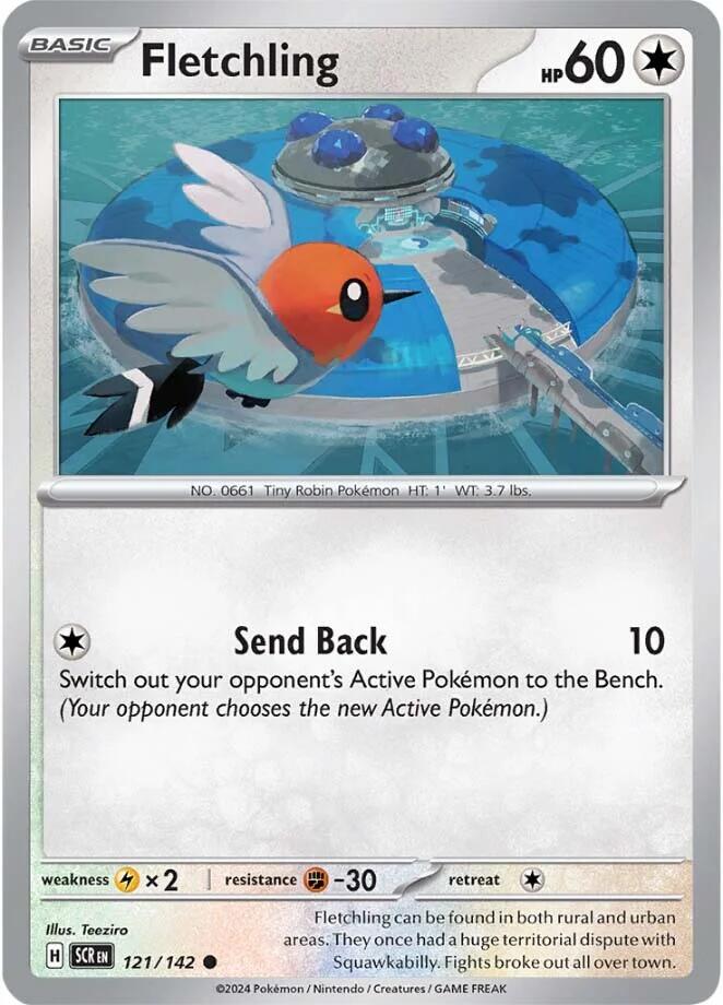 Fletchling (121/142) [Scarlet & Violet: Stellar Crown] | Amazing Games TCG