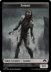 Eldrazi Spawn // Zombie Double-Sided Token [Modern Horizons 3 Tokens] | Amazing Games TCG