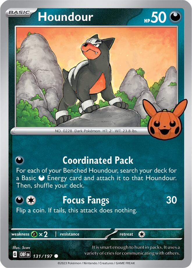 Houndour (131/197) [Trick or Trade 2024] | Amazing Games TCG