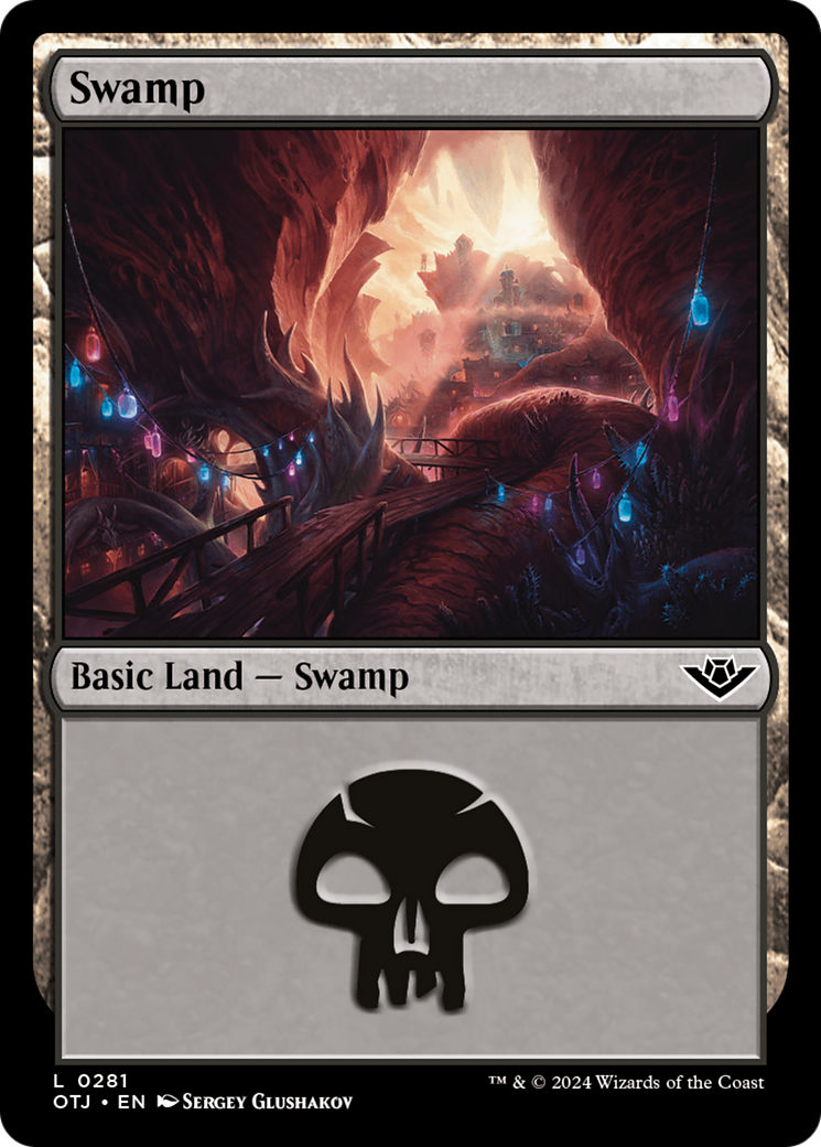 Swamp (0281) [Outlaws of Thunder Junction] | Amazing Games TCG