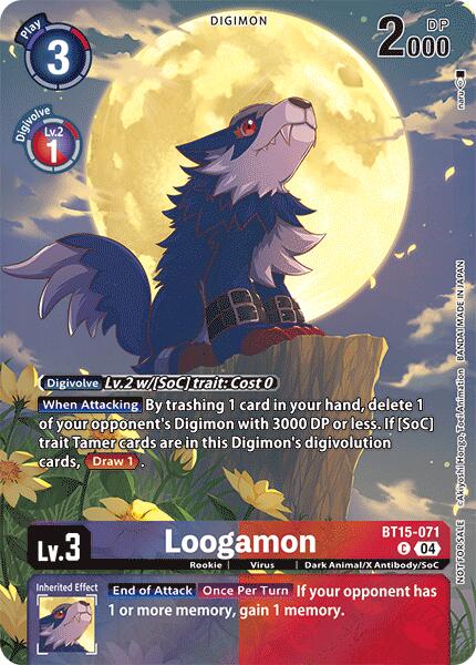 Loogamon [BT14-071] (Legend Pack 2024) [Blast Ace] | Amazing Games TCG