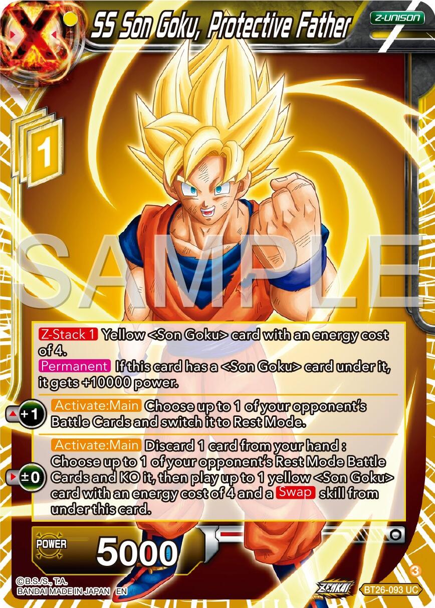 SS Son Goku, Protective Father (BT26-093) [Ultimate Advent] | Amazing Games TCG