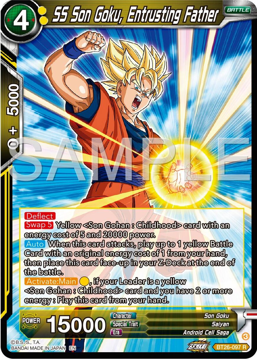 SS Son Goku, Entrusting Father (BT26-097) [Ultimate Advent] | Amazing Games TCG