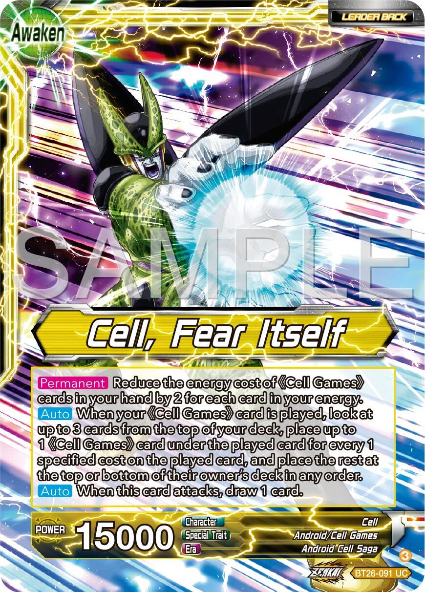 Cell // Cell, Fear Itself (BT26-091) [Ultimate Advent] | Amazing Games TCG