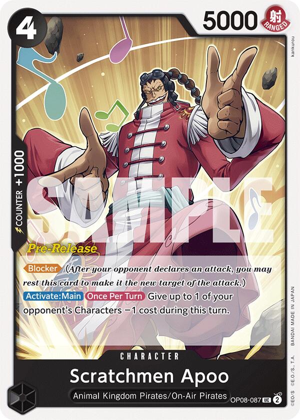 Scratchmen Apoo [Two Legends Pre-Release Cards] | Amazing Games TCG