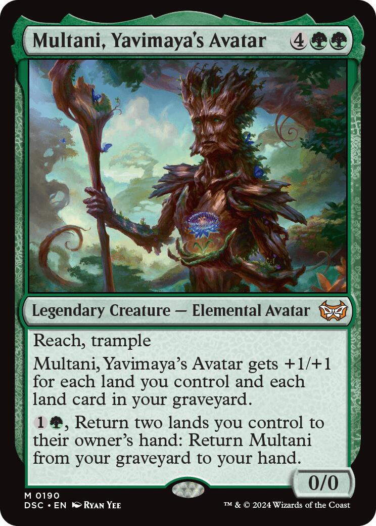 Multani, Yavimaya's Avatar [Duskmourn: House of Horror Commander] | Amazing Games TCG