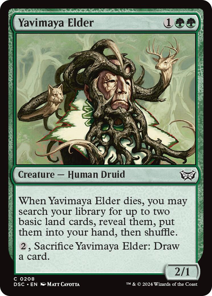 Yavimaya Elder [Duskmourn: House of Horror Commander] | Amazing Games TCG