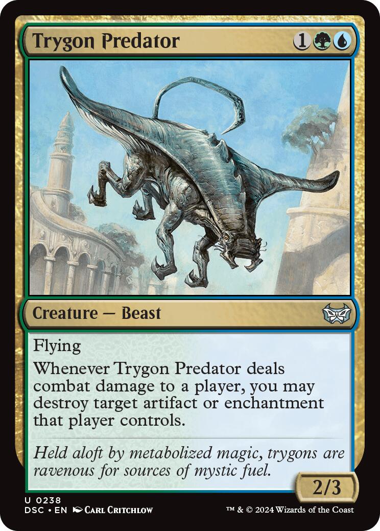 Trygon Predator [Duskmourn: House of Horror Commander] | Amazing Games TCG