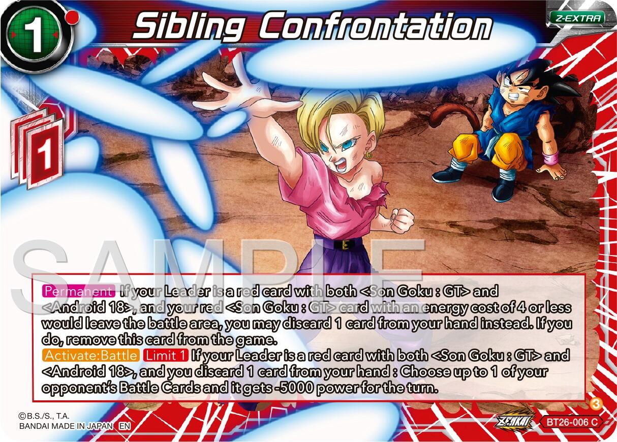 Sibling Confrontation (BT26-006) [Ultimate Advent] | Amazing Games TCG