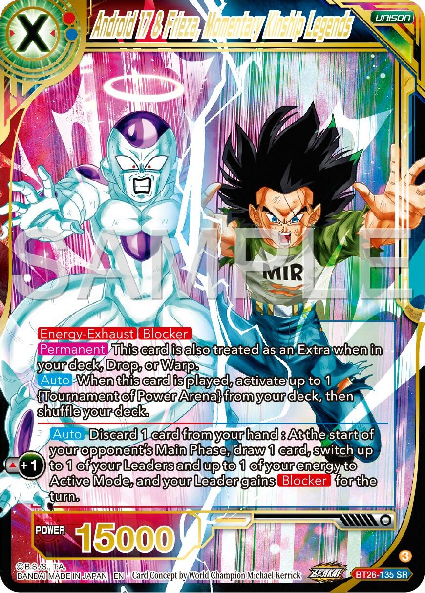 Android 17 & Frieza, Momentary Kinship Legends (BT26-135) [Ultimate Advent] | Amazing Games TCG