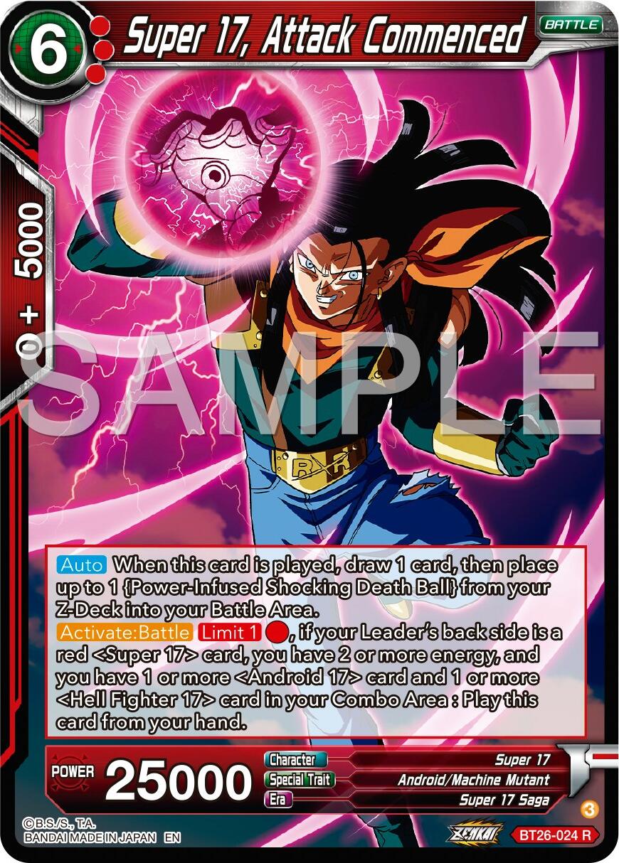 Super 17, Attack Commenced (BT26-024) [Ultimate Advent] | Amazing Games TCG