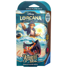 Disney Lorcana: Azurite Sea Starter Deck (Amber & Ruby) | Amazing Games TCG