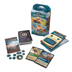 Disney Lorcana: Azurite Sea Starter Deck (Emerald & Sapphire) | Amazing Games TCG