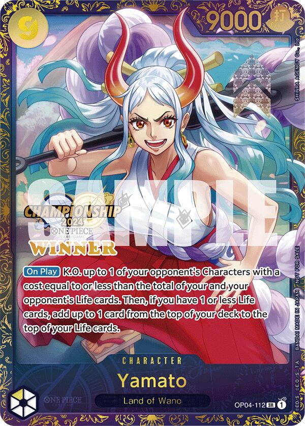 Yamato (Championship 2024 Finals Winner) [One Piece Promotion Cards] | Amazing Games TCG