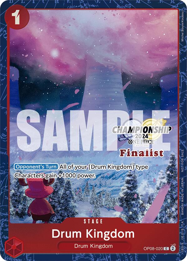 Drum Kingdom (Championship 2024 Finalist Card Set) [One Piece Promotion Cards] | Amazing Games TCG