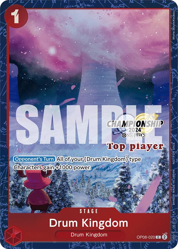 Drum Kingdom (Championship 2024 Top Player Pack) [One Piece Promotion Cards] | Amazing Games TCG