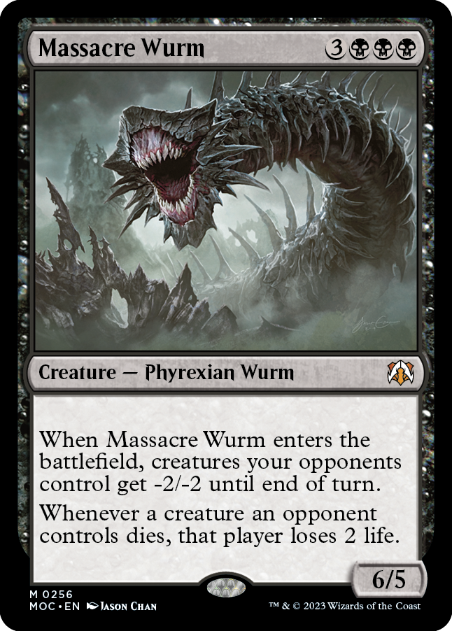 Massacre Wurm [March of the Machine Commander] | Amazing Games TCG