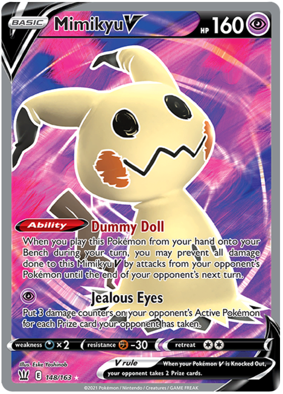 Mimikyu V (148/163) [Sword & Shield: Battle Styles] | Amazing Games TCG