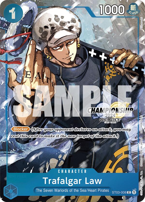 Trafalgar Law (ST03-008) (CS 2024 Event Pack Finalist) [One Piece Promotion Cards] | Amazing Games TCG