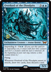 Overlord of the Floodpits [Duskmourn: House of Horror Prerelease Promos] | Amazing Games TCG