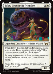 Toby, Beastie Befriender [Duskmourn: House of Horror Prerelease Promos] | Amazing Games TCG