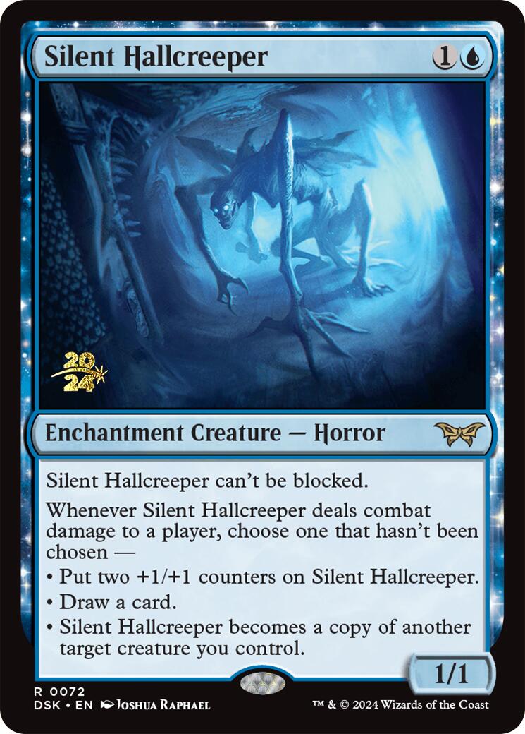 Silent Hallcreeper [Duskmourn: House of Horror Prerelease Promos] | Amazing Games TCG